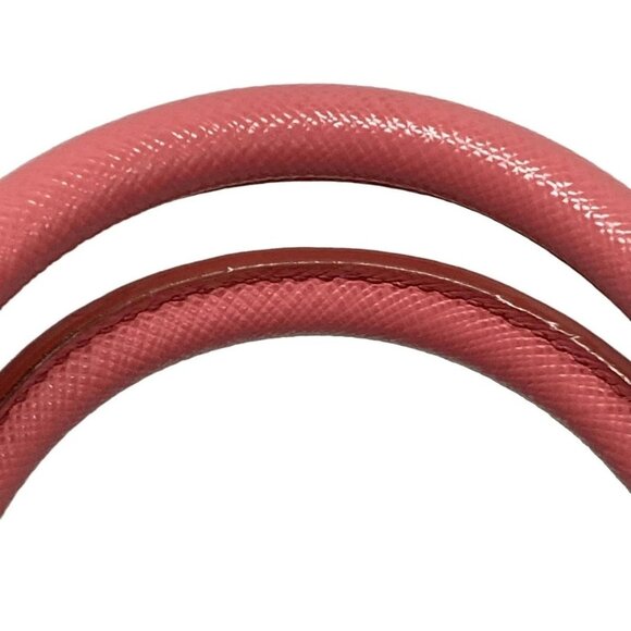 Auth PRADA - Pink Saffiano Leather Handbag - Picture 7 of 16